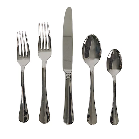 Bistro Polished 5PC Place Setting