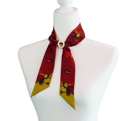 Abstract Gamecock Twillionaire & Scarf Ring