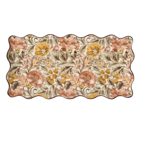Willa 16" Hostess Tray - Amber