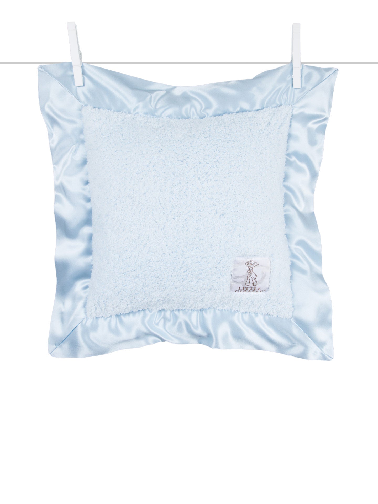 Chenille Baby Pillow-Blue