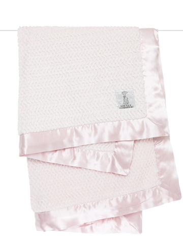 Luxe Twist Baby Blanket-Pink