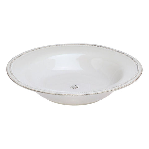 Berry & Thread White Rimmed Soup Bowl