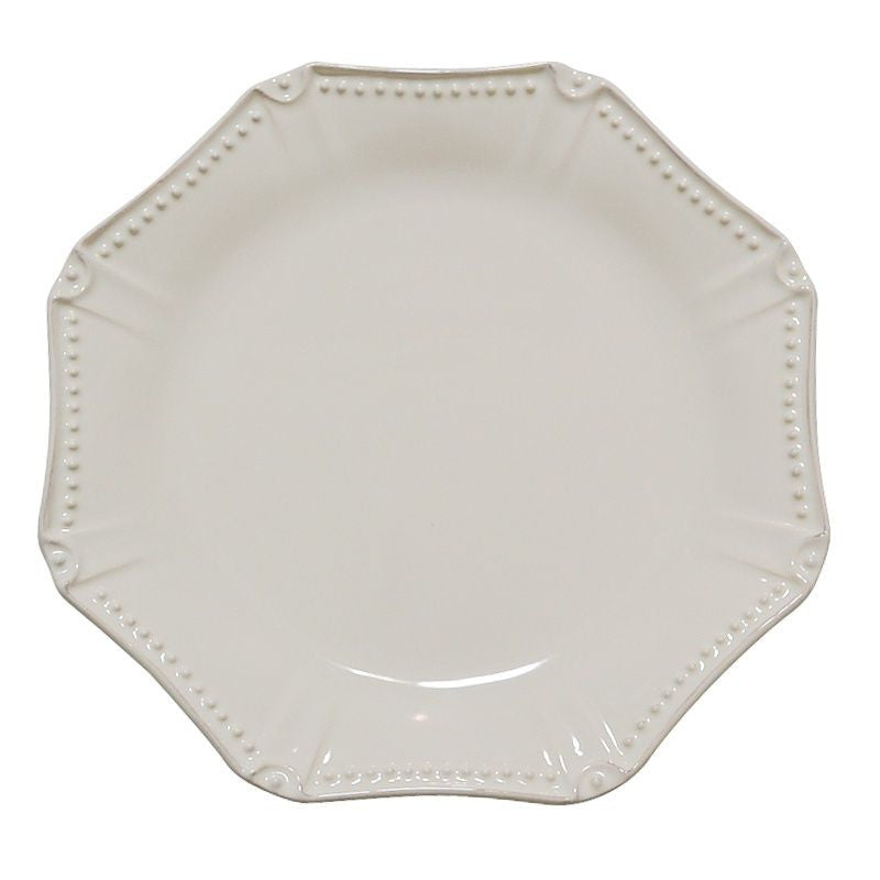 Isabella Ivory Octagonal Dinner Plate