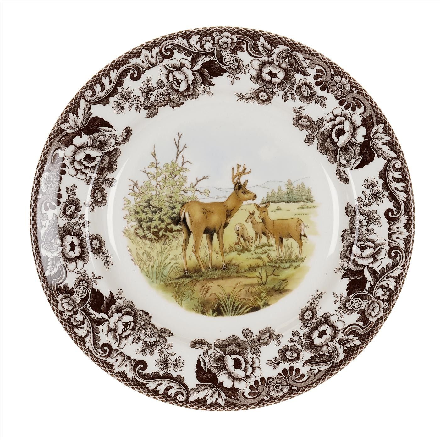 Woodlands Deer Dinner Plate