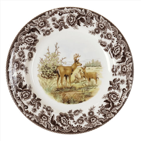 Woodlands Deer Salad Plate