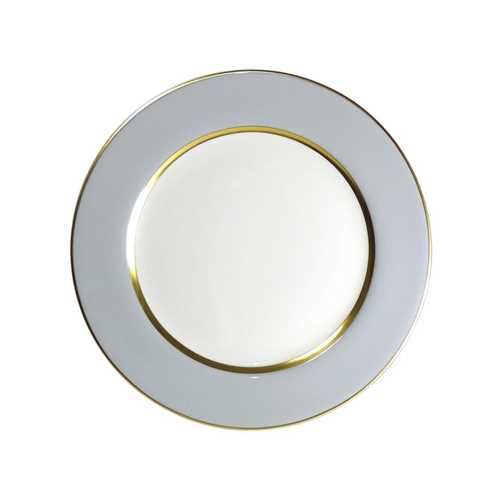 MAK Grey/Gold Dinner Plate