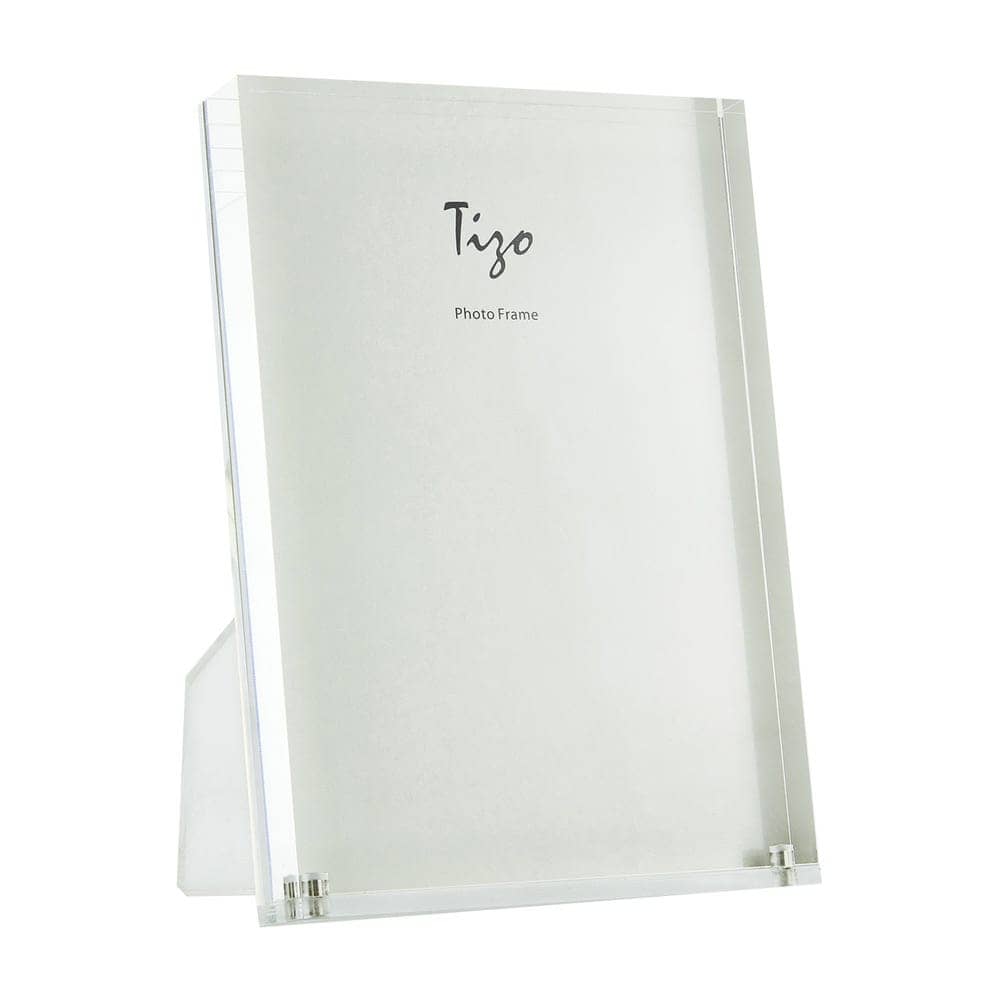 It is clear why this lucite frame from Tizo is the perfect addition to any home decor... it goes with everything.
