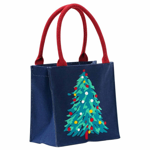 Abstract Christmas Tree Itsy Bitsy Gift Bag