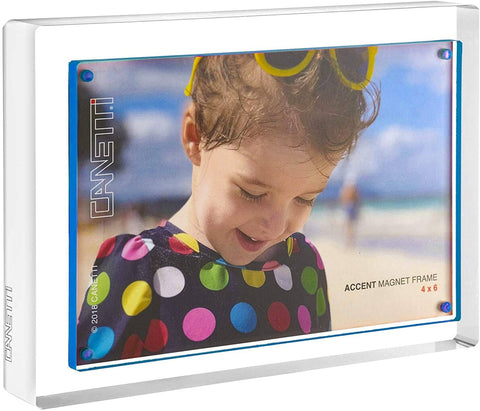 Blue Accent Magnet Frame 4x6