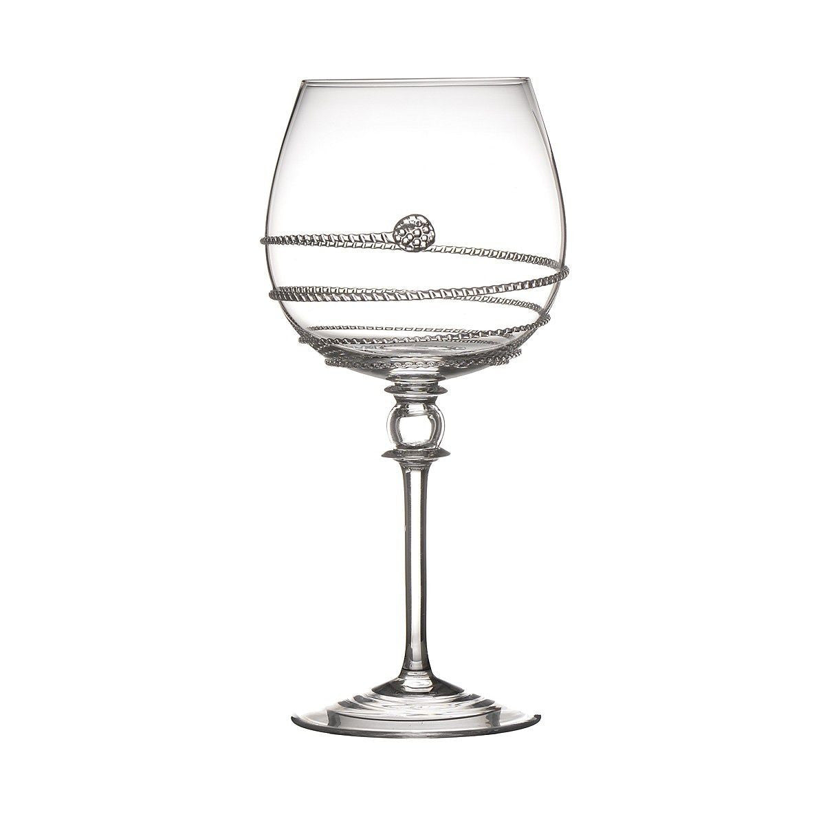 From our Amalia Collection - The ascending glass detailing on our Amalia Full Body Red Wine Glass mirrors the swirling vintage it contains. Ideal to allow the bouquet to develop completely, our wine glass is perfect for full-bodied wine such as Cabernet Sauvignon, Merlots and Malbecs.