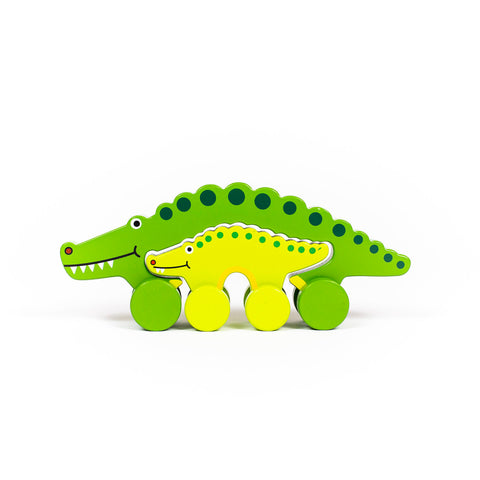 Big & Little Gator Push Toy