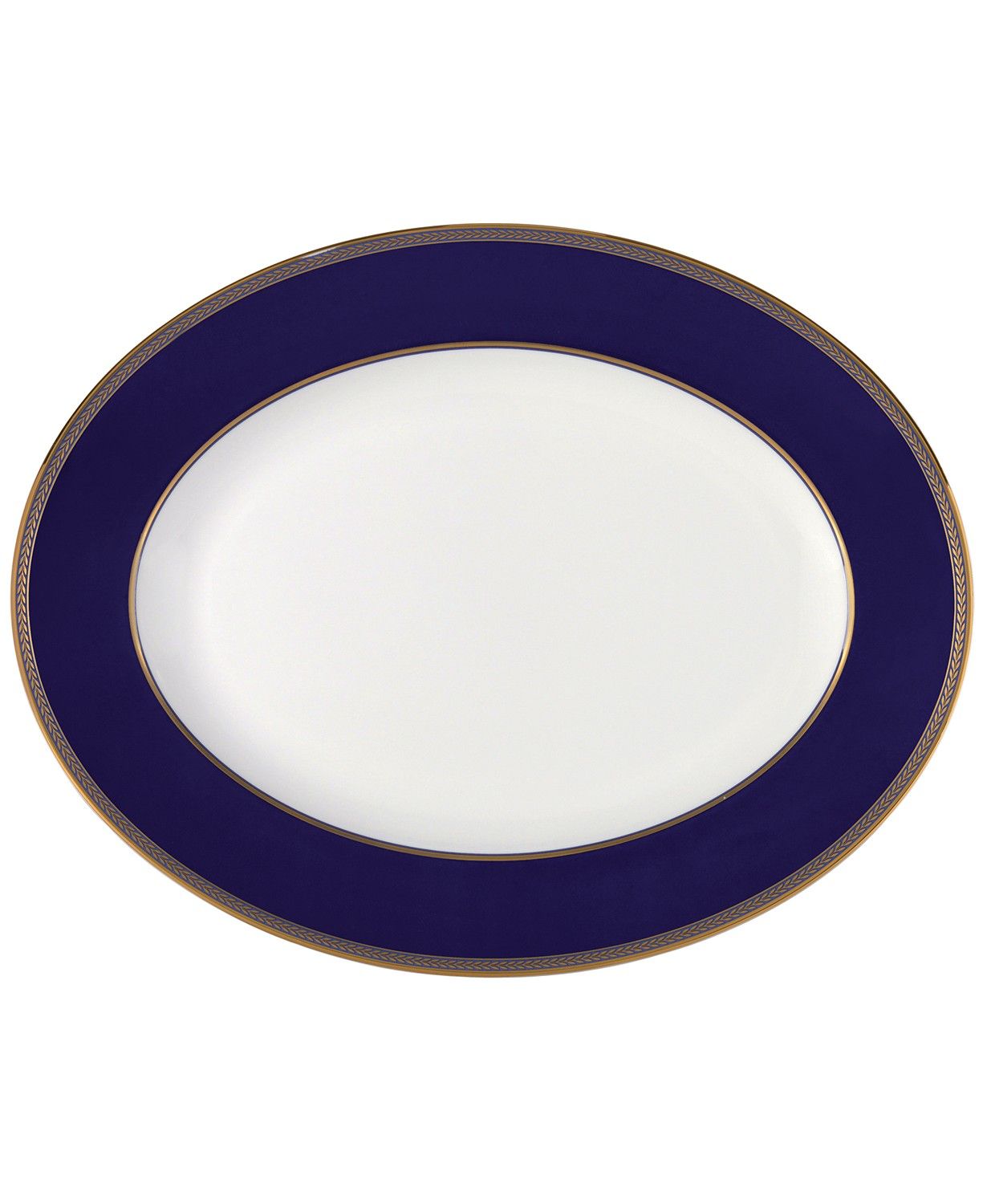 Renaissance Gold Oval Platter, 13.75"