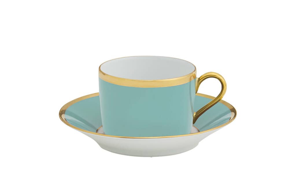 Arc En Ciel Mint Tea Cup And Saucer