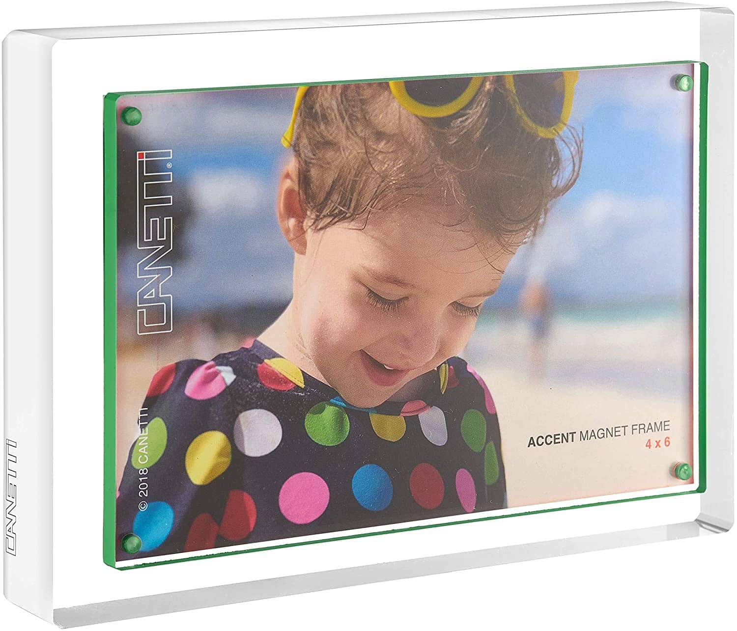 Green Accent Magnet Frame 4x6