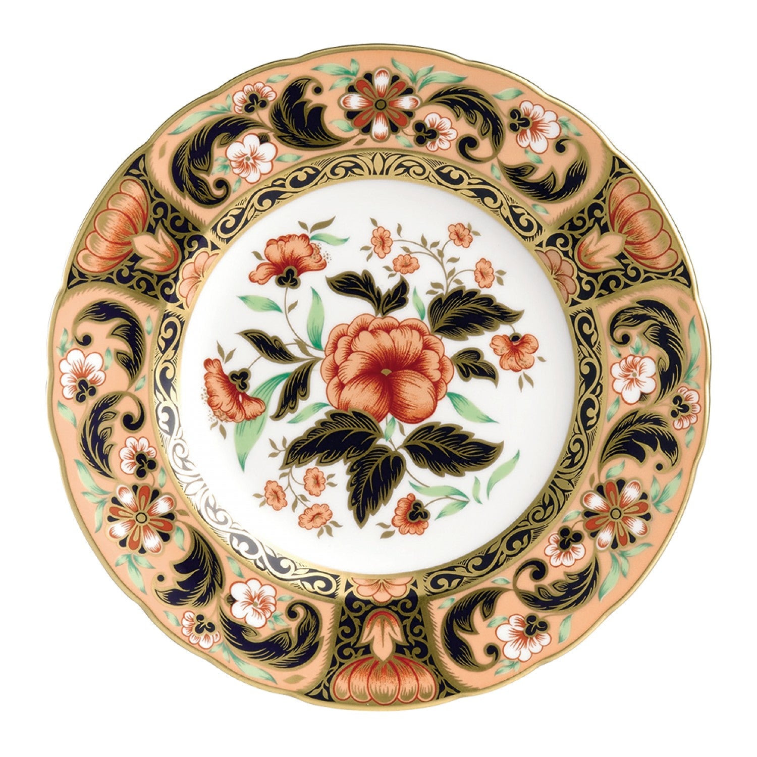 Derby Pink Camellias Accent Salad Plate