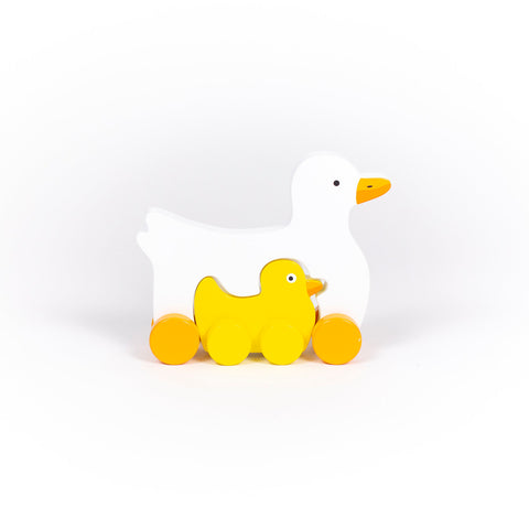 Big & Little Duck Push Toy