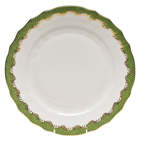 Evergreen Fish Scale Dinner Plate