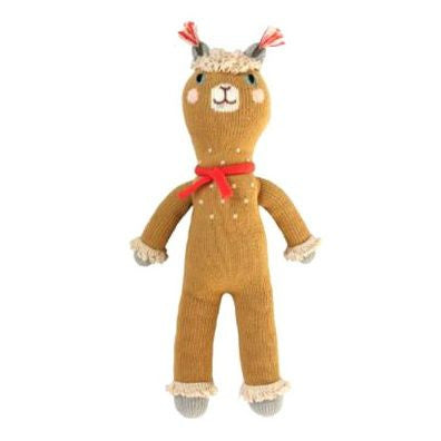 Machu the Alpaca Knit Doll