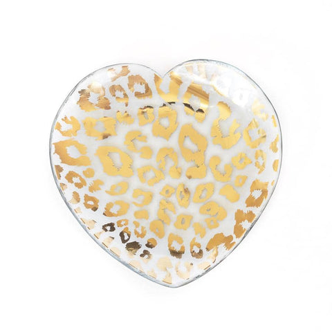 Cheetah Heart Plate-7"