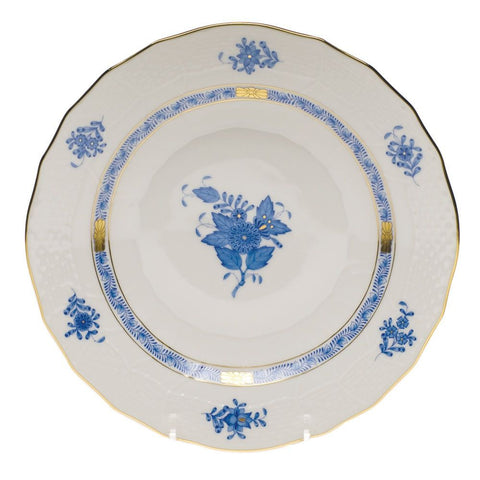 Chinese Bouquet Blue Dessert Plate