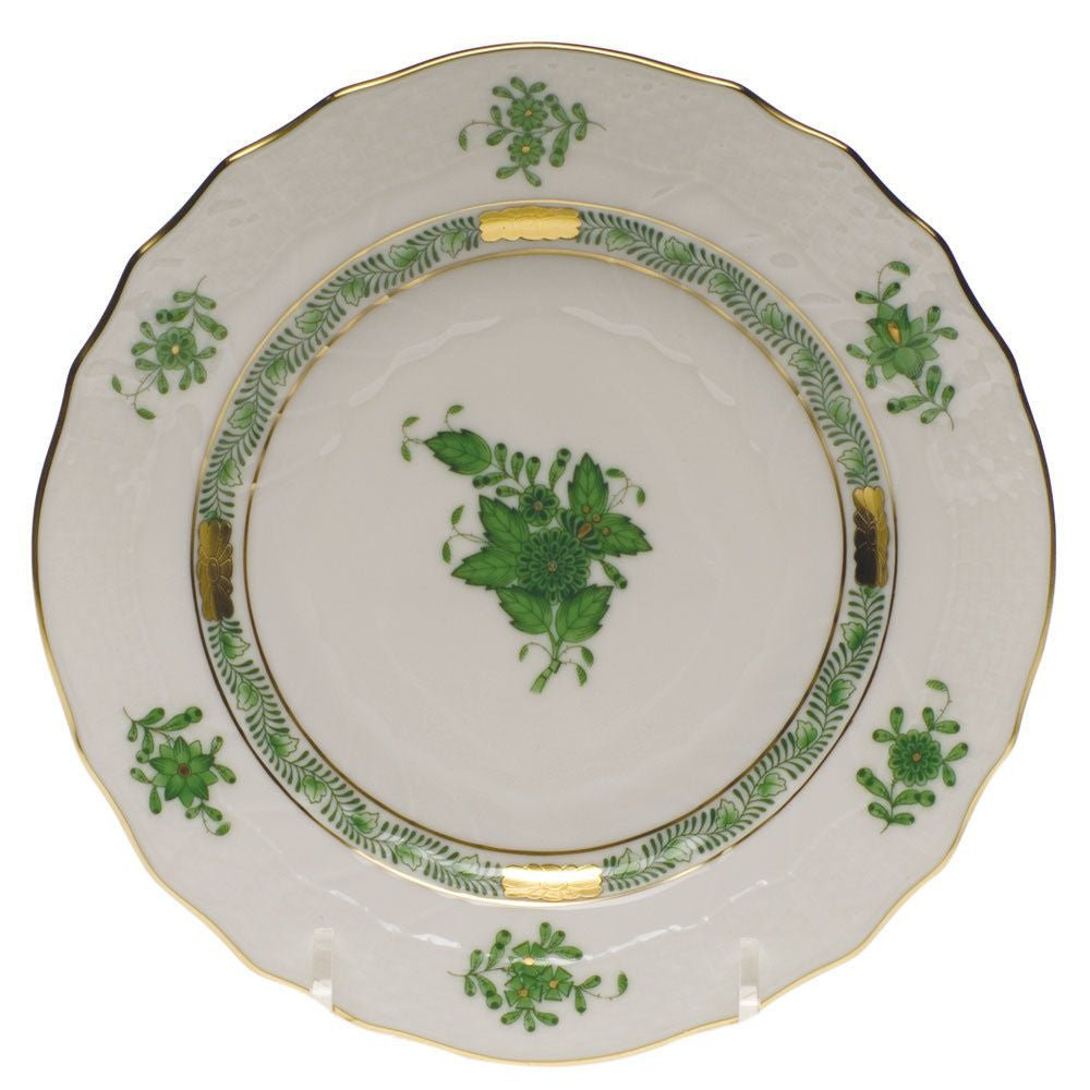 Chinese Bouquet Green Bread & Butter Plate