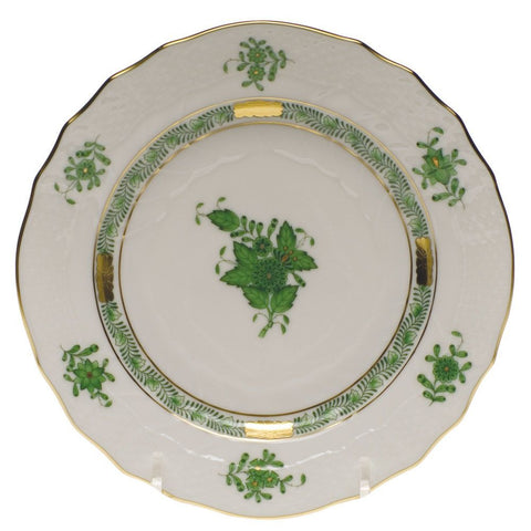 Chinese Bouquet Green Bread & Butter Plate