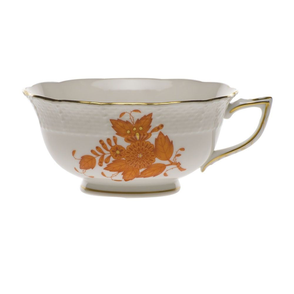 Chinese Bouquet Rust Tea Cup