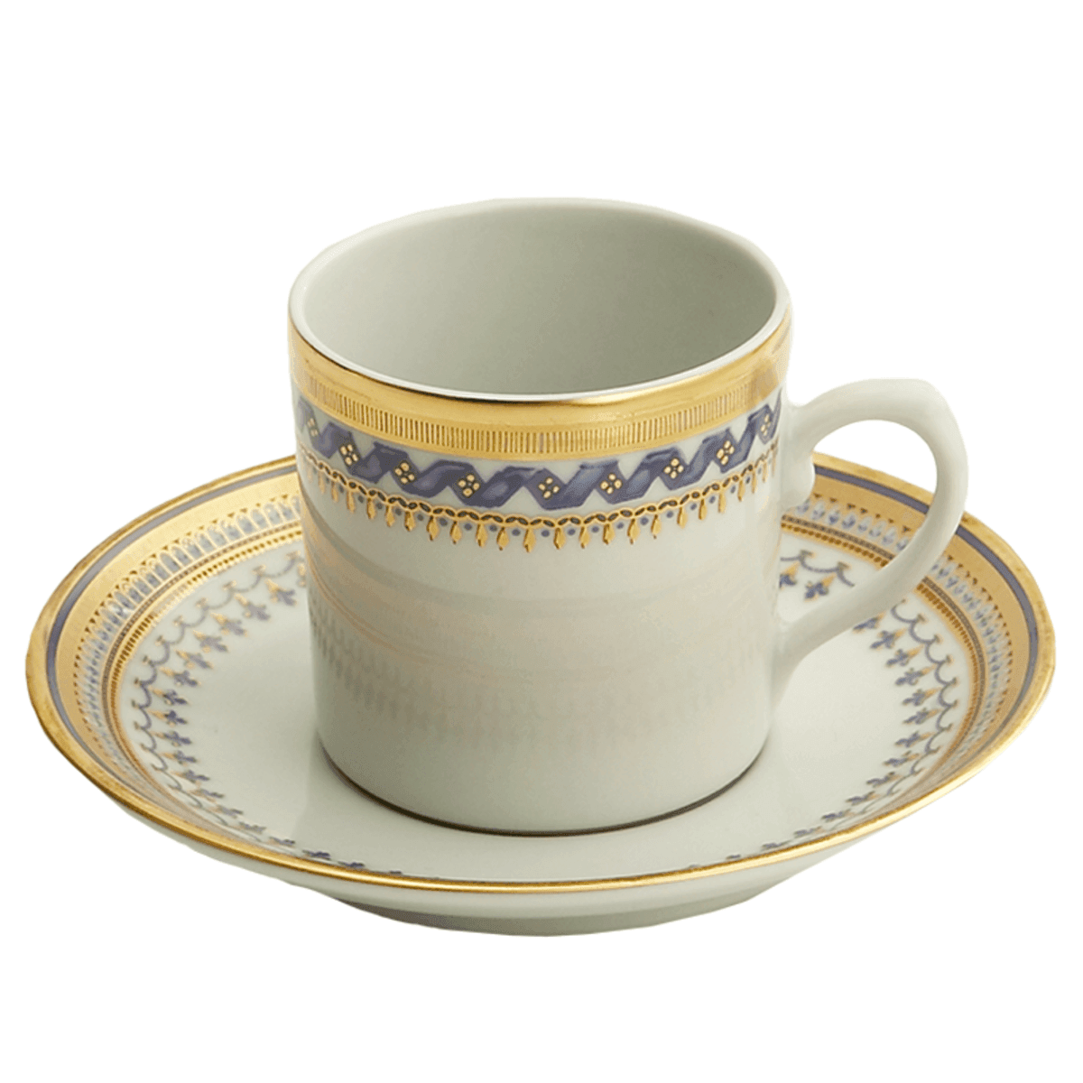 Chinoise Blue Tea Cup And Saucer