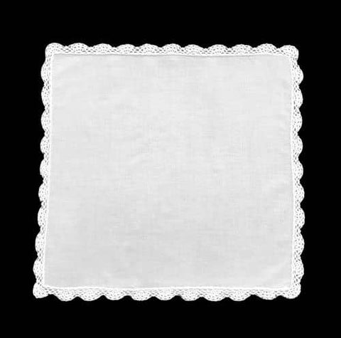 Crochet Lace Edge Handkerchief
