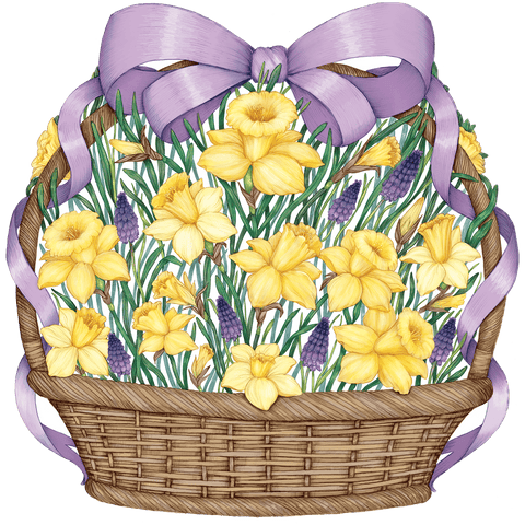 Die Cut Daffodil Basket Placemat - 12 Sheets