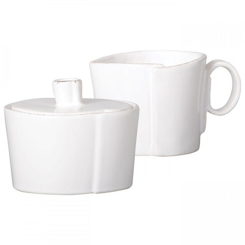 Lastra White Sugar Bowl