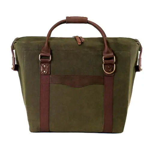 Large Waxed Canvas Cooler Tote