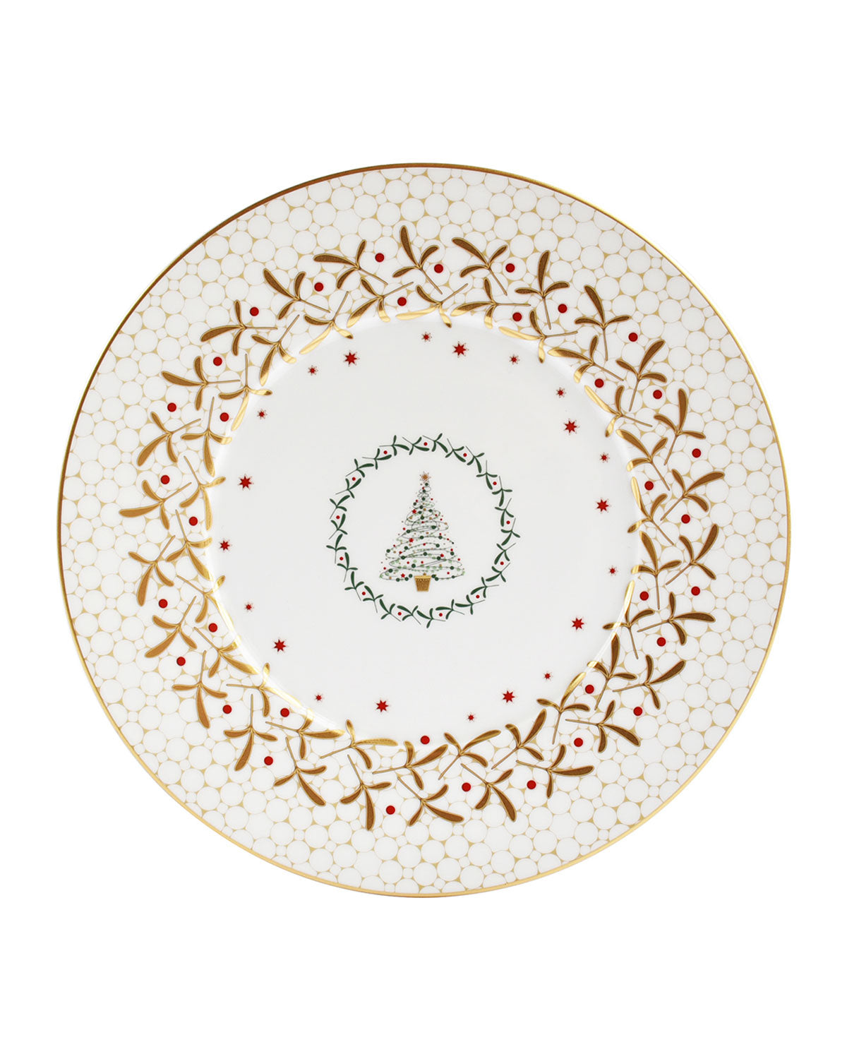 Noel Salad Plate-Christmas Tree