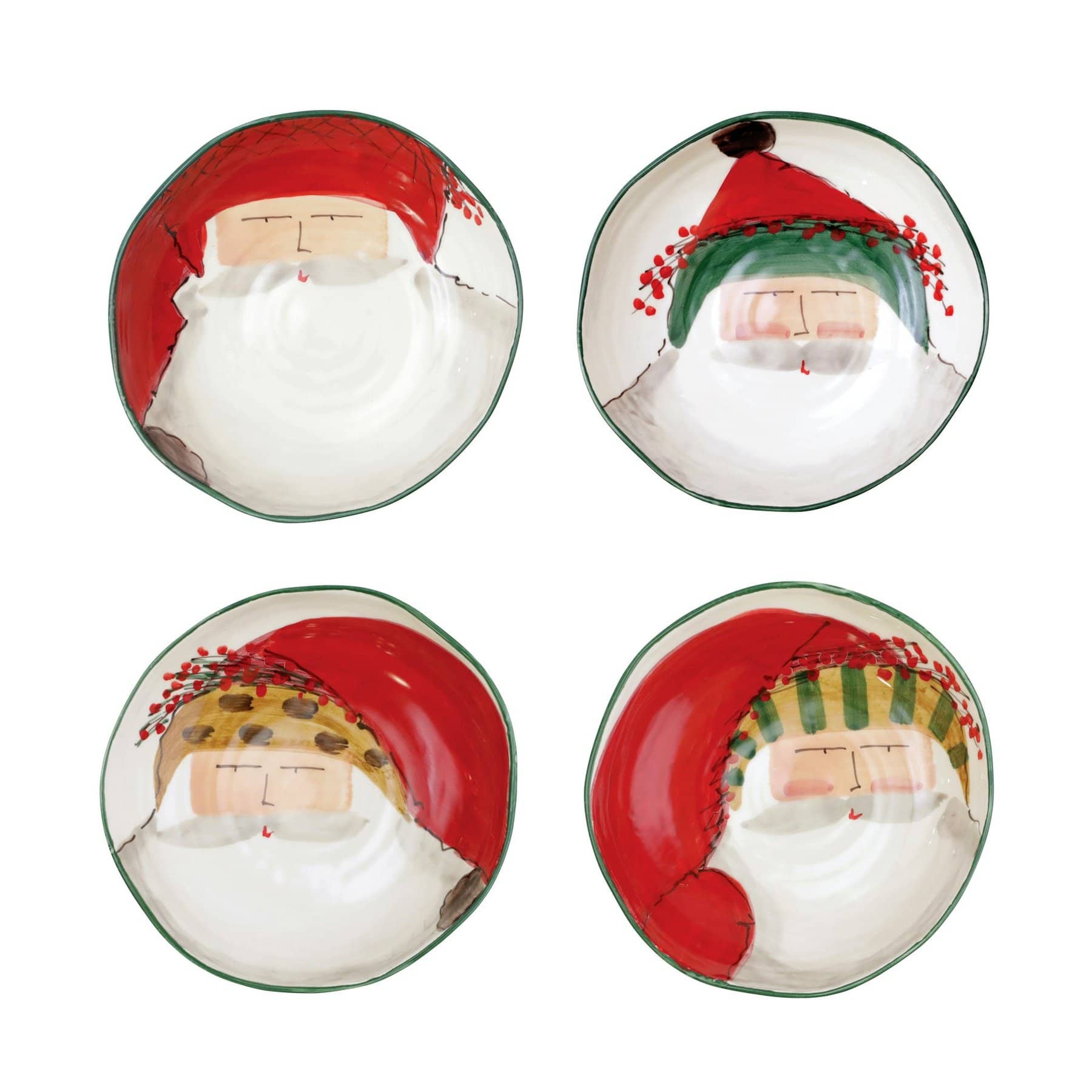 Old St. Nick Assorted Pasta Bowls (Set of 4)