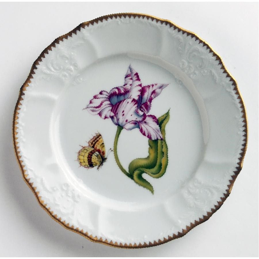 Old Master Tulips Pink & White Salad Plate