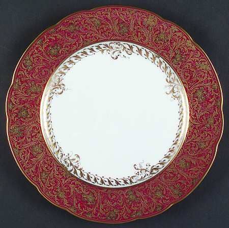 Eden Crimson Dinner Plate