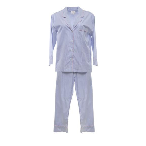 Classic Gingham Pajama Set-Blue – Non(e)such