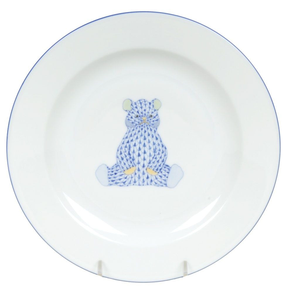 Baby Plate Blue Bear