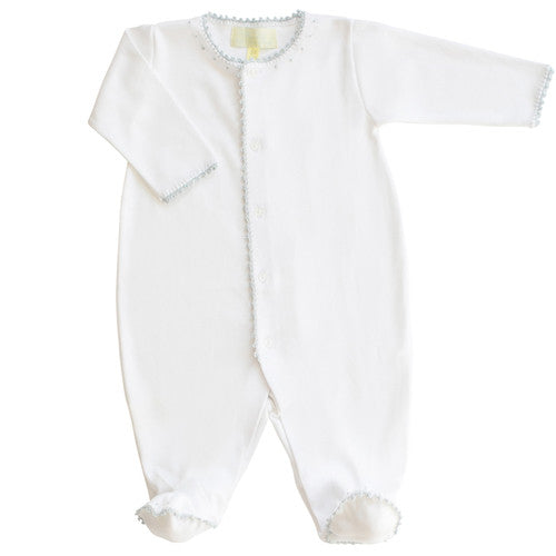 Pixie Lily Blue Footy Romper