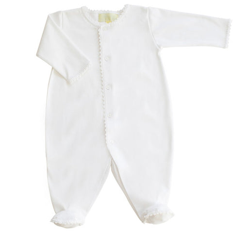 Pixie Lily White Footy Romper