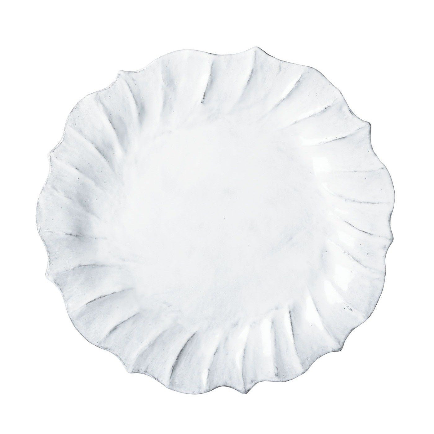 Incanto White Ruffle European Dinner Plate – Non(e)such