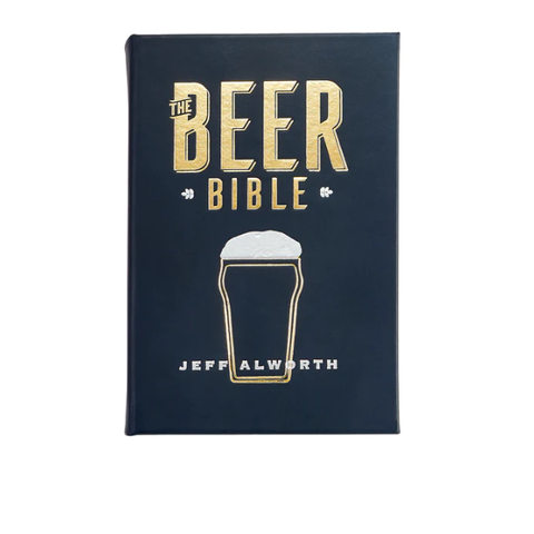 Navy Leather Beer Bible