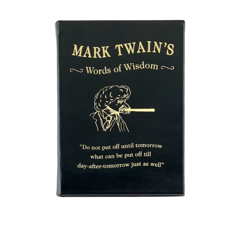 Mark Twain- Words of Wisdom Book