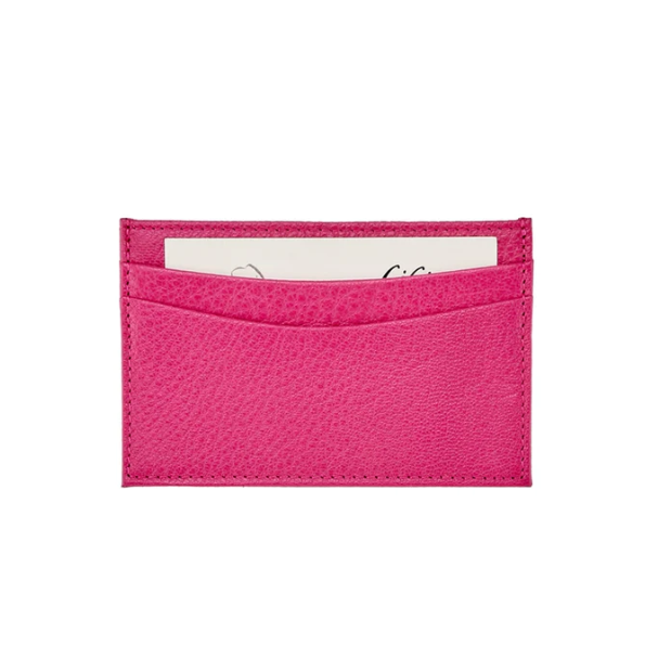 Pink Slim Design Card Case