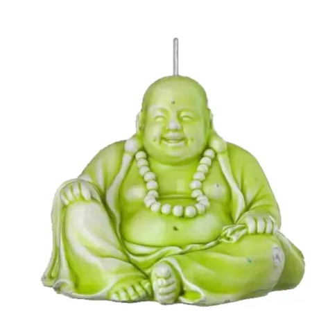Green Buddha Candle