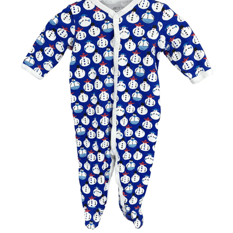 Blue Sno Global Footie Pajamas