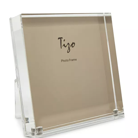 Clear Lucite Photo Frame 4x4