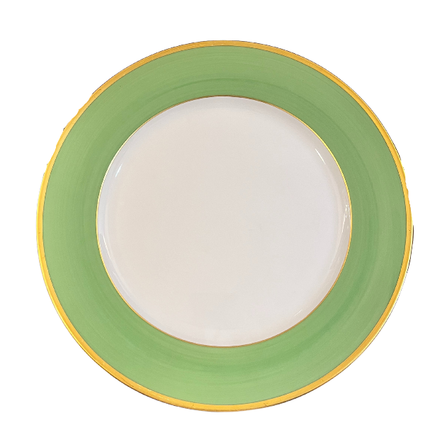 Madison Vert/Gold Dinner Plate