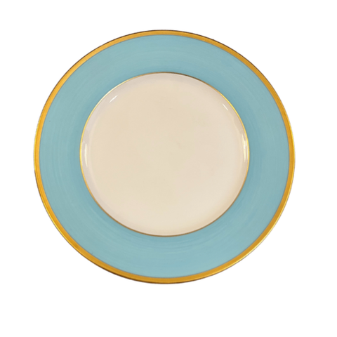 Madison Turquoise/Gold Dinner Plate