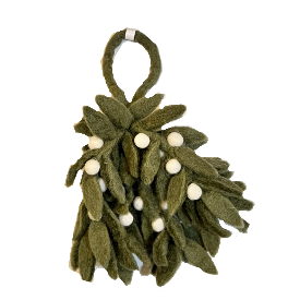 Mistletoe Felt Ornament